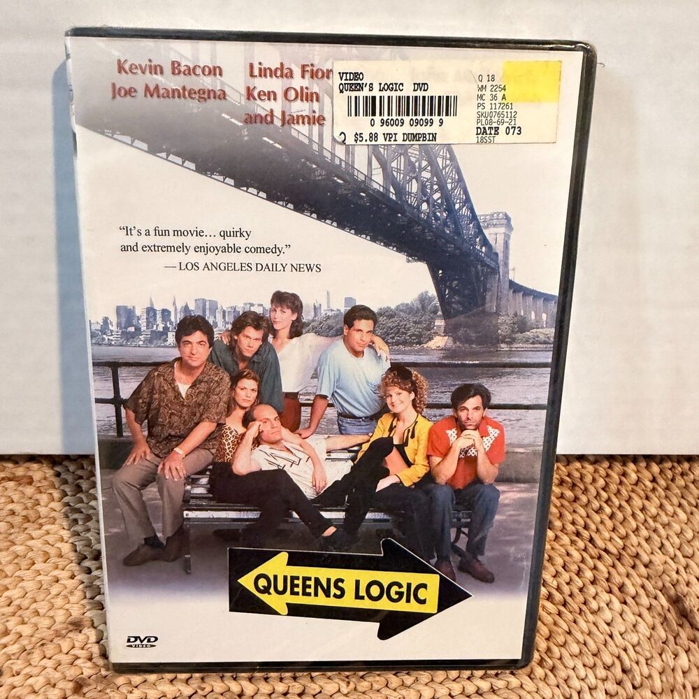 Queens Logic DVD NEW SEALED Kevin Bacon John Malkovich Jamie Lee Curtis 2002